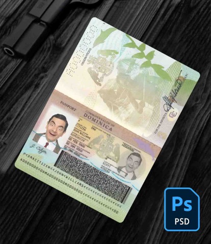 Dominica passport PSD